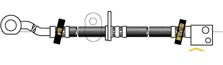 Flexible de frein MGA F7121