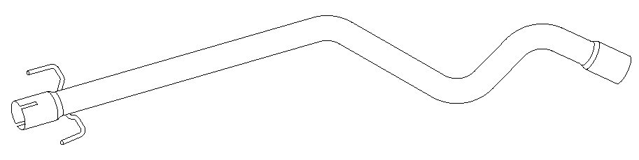 Tuyau d'échappement Vellerand 12267