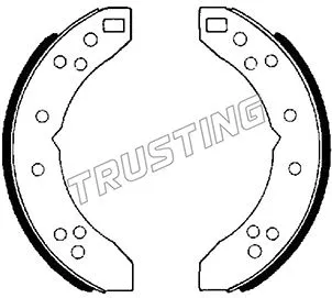Jeu de mâchoires de frein TRUSTING 118.233
