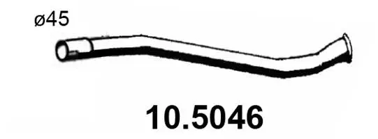 Tuyau d'échappement ASSO 10.5046