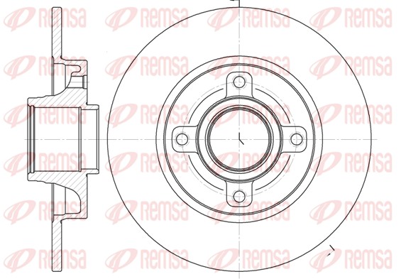 Disque de frein REMSA 61014.00