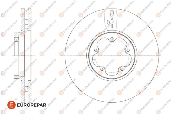 Disque de frein EUROREPAR 1676010580