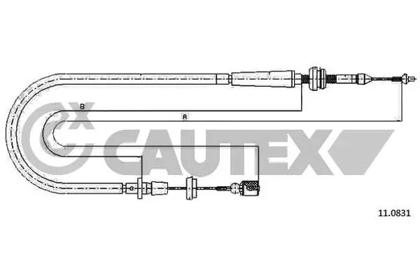 Câble d'accélération CAUTEX 468229