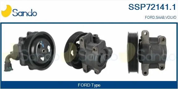 Pompe hydraulique, direction SANDO SSP72141.1