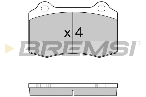 Kit de plaquettes de frein, frein à disque BREMSI BP3155