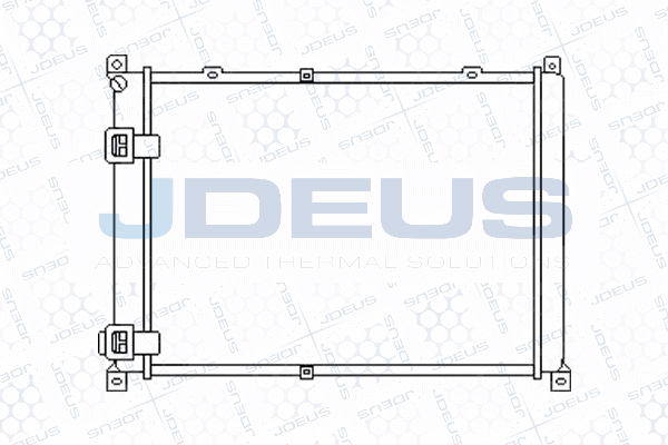 Radiateur, refroidissement du moteur JDEUS M-0231580