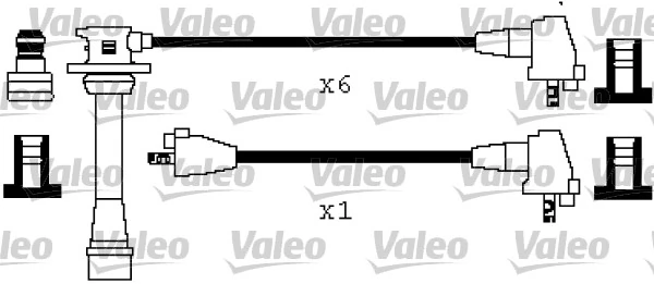 Kit de câbles d'allumage VALEO 346448