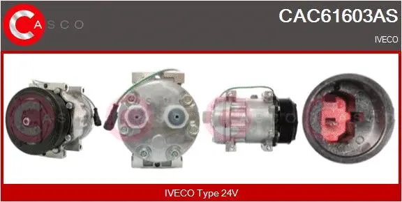 Compresseur, climatisation CASCO CAC61603AS