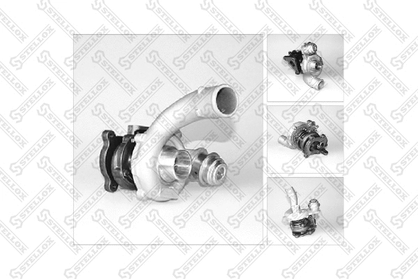 Turbocompresseur, suralimentation STELLOX 10-80305-SX