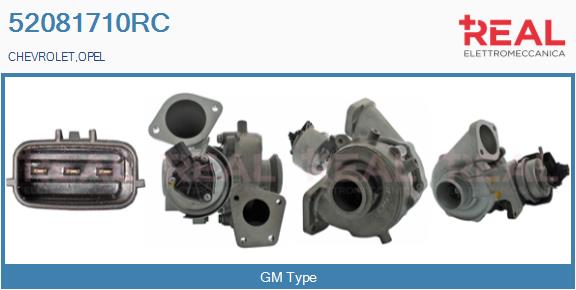 Turbocompresseur, suralimentation REAL 52081710RC