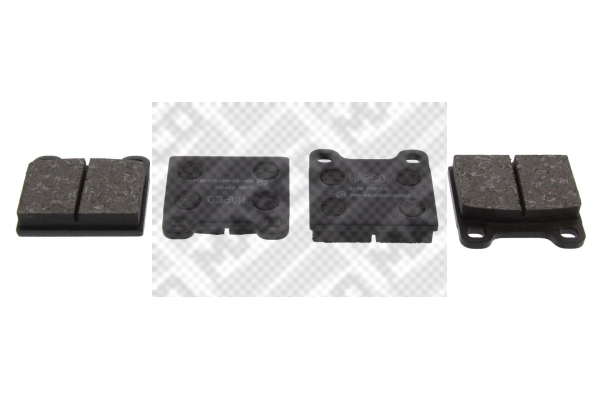 Kit de plaquettes de frein, frein à disque MAPCO 6298