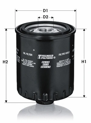 Filtre à huile TECNECO FILTERS OL900
