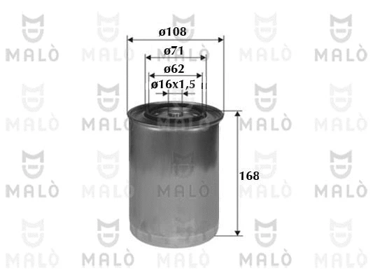 Filtre à carburant AKRON-MALÒ 1520101