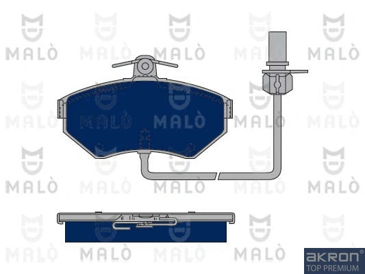 Kit de plaquettes de frein, frein à disque AKRON-MALÒ 1050062