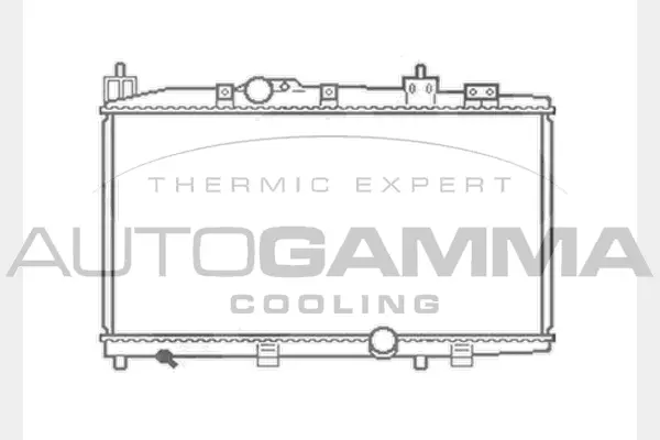 Radiateur, refroidissement du moteur AUTOGAMMA 104566