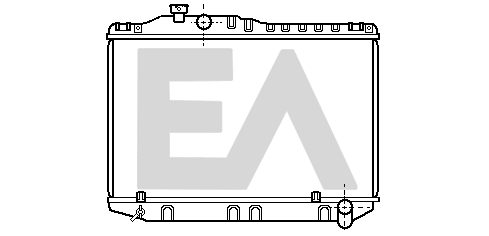 Radiateur, refroidissement du moteur EACLIMA 31R71030