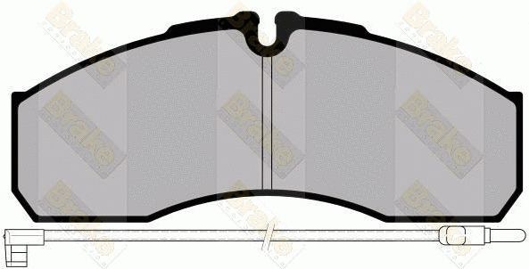 Kit de plaquettes de frein, frein à disque Brake ENGINEERING PA1743