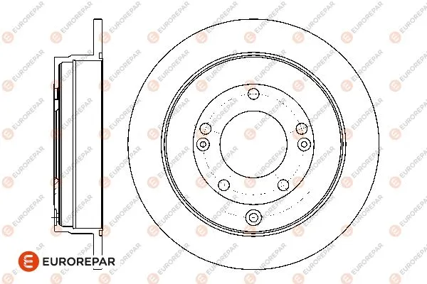Disque de frein EUROREPAR 1667871880