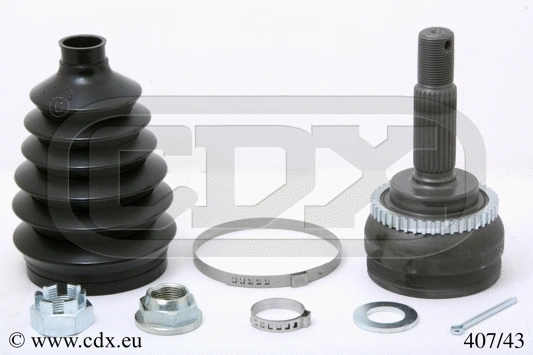 Jeu de joints, arbre de transmission CDX 407/43