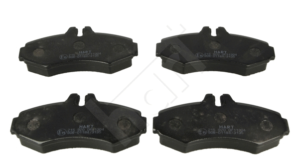 Kit de plaquettes de frein, frein à disque HART 215 920
