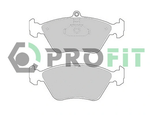Kit de plaquettes de frein, frein à disque PROFIT 5000-0901 C
