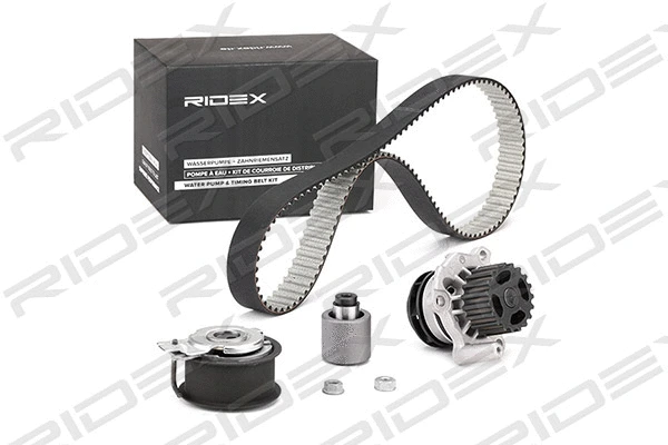 Pompe à eau + kit de courroie crantée RIDEX 3096W0004