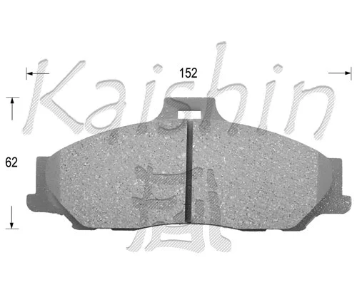 Kit de plaquettes de frein, frein à disque KAISHIN FK3119