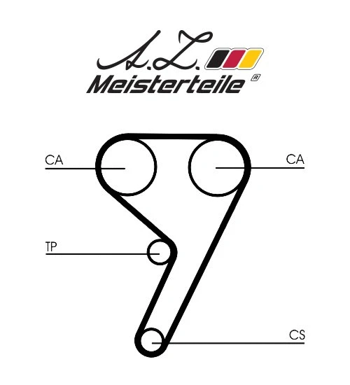 Kit de courroie crantée A.Z. Meisterteile AZMT-30-058-2339