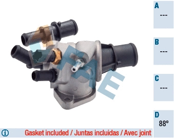Thermostat, liquide de refroidissement FAE 5327088