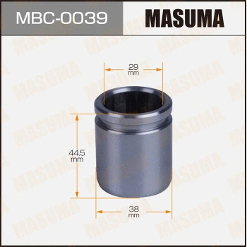Piston, étrier de frein MASUMA MBC-0039