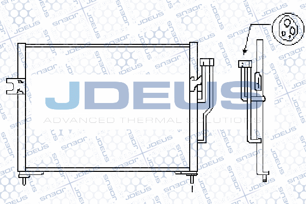 Condenseur, climatisation JDEUS 718M10