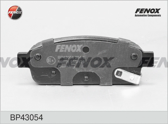 Kit de plaquettes de frein, frein à disque FENOX BP43054