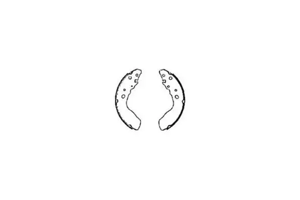 Jeu de mâchoires de frein E.T.F. 09-0546