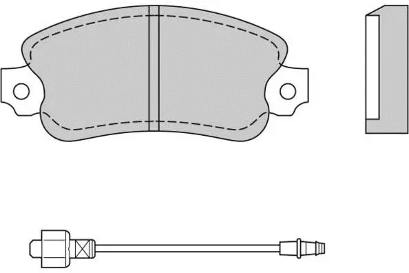 Kit de plaquettes de frein, frein à disque E.T.F. 12-0127