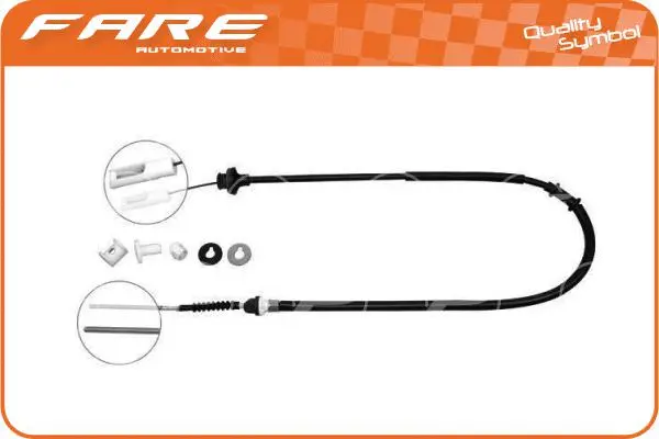 Tirette à câble, commande d'embrayage FARE-RCH 24546