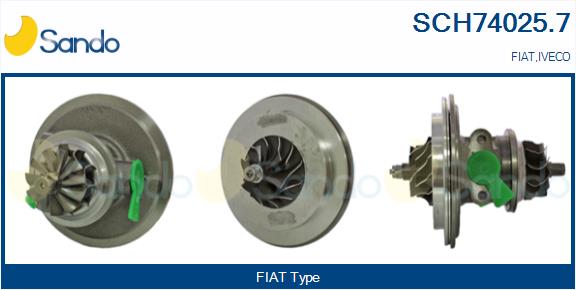 Groupe carter, turbocompresseur SANDO SCH74025.7