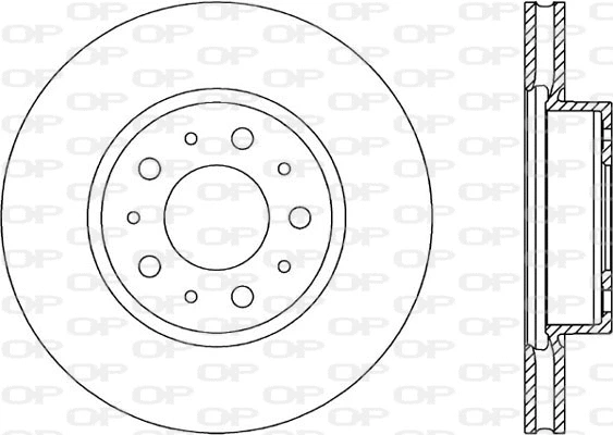 Disque de frein OPEN PARTS BDA1611.20