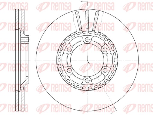 Disque de frein REMSA 6446.10