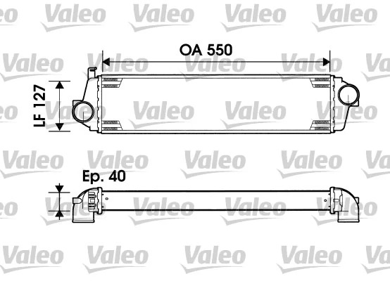 Refroidisseur d'air de suralimentation VALEO 817875