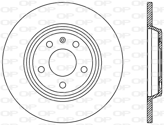 Disque de frein OPEN PARTS BDR2413.10
