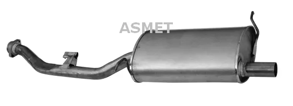 Silencieux arrière ASMET 12.016