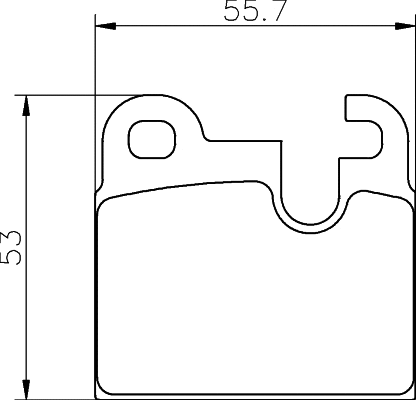 Kit de plaquettes de frein, frein à disque MINTEX MDB1116