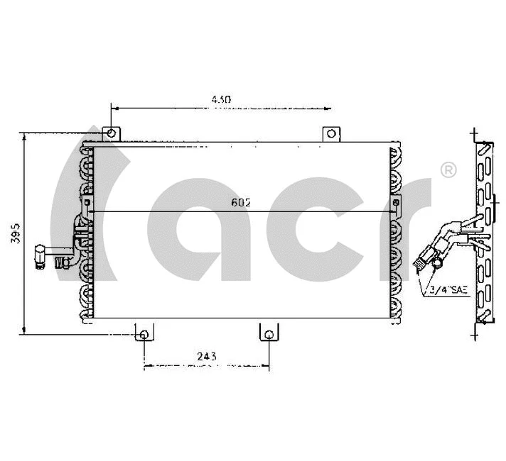 Condenseur, climatisation ACR 300442