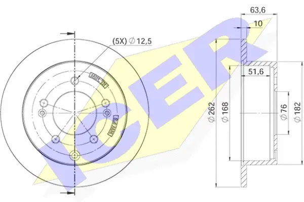 Disque de frein ICER 78BD5169-2