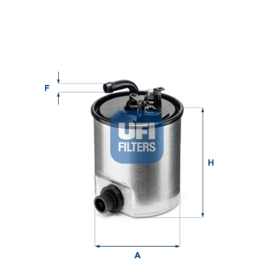 Filtre à carburant UFI 24.007.00