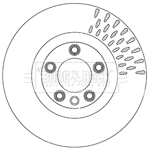Disque de frein BORG & BECK BBD6055S