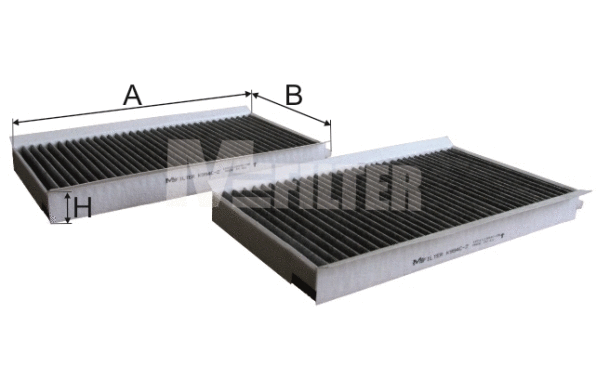 Filtre, air de l'habitacle MFILTER K 994C-2