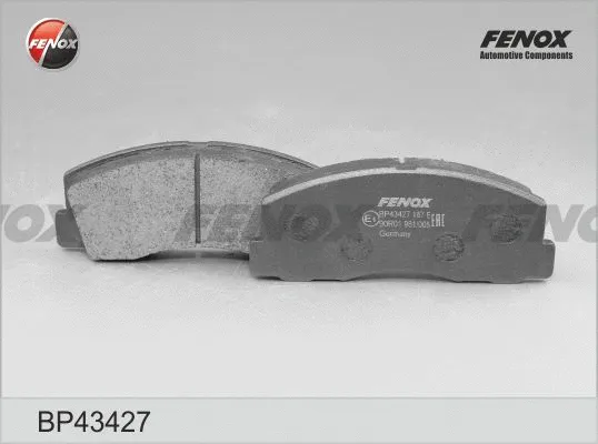 Kit de plaquettes de frein, frein à disque FENOX BP43427