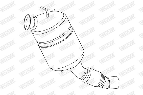 Filtre à particules / à suie, échappement WALKER 73381