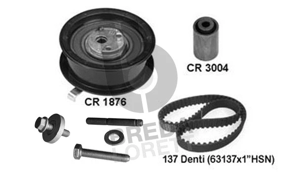Kit de courroie crantée BREDA LORETT KCD0046